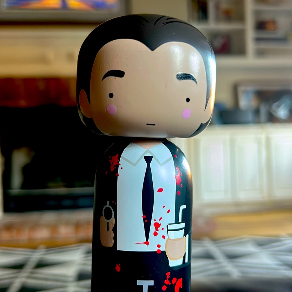 Lucie Kaas Kokeshi Doll - Pulp Fiction - Vincent Vega